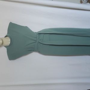 PLT Sage Green Midi Dress